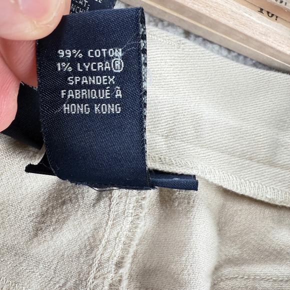 Jones New York Pants Women's 12 Khaki Beige Straight Leg Work Basics Casual - Picture 5 of 12